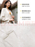朵以（Duoyi）2025秋季新款新中式國風(fēng)氣質(zhì)提花盤(pán)扣薄款西裝外套通勤西服女 可可米 M 曬單實(shí)拍圖