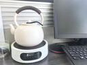 容山堂蘇打釉煮茶壺圍爐煮茶器泡茶壺燒水壺家用煮茶壺電陶爐套裝 帶托提梁煮茶壺-圓容壺 1150ml 曬單實(shí)拍圖