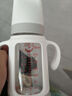 愛得利（evorie） 玻璃奶瓶 寬口徑帶保護(hù)套帶手柄奶瓶 嬰兒奶瓶240ml（6個(gè)月+） 曬單實(shí)拍圖