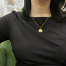 太平鳥女裝連衣裙長袖收腰褶皺女春中長款修身赫本風法式 黑色 M 曬單實拍圖