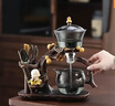 尚言坊玻璃茶具整套帶茶盤懶人自動(dòng)泡茶神器茶杯套裝 意趣迎客輕暢版 曬單實(shí)拍圖