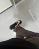 環(huán)球黑色厚底德訓(xùn)鞋男2025新款夏季男鞋透氣輕便增高休閑運動板鞋子男 黑色 43 曬單實拍圖