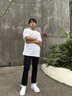 卡賓板鞋男鞋夏季薄款透氣小白鞋子男潮牌簡約百搭低幫休閑鞋男平底鞋 白色 41 【標準皮鞋尺碼】 曬單實拍圖