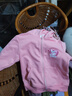 雷姆汀女孩粉色拉鏈外套春秋裝中大童可愛(ài)韓版寶寶開(kāi)衫上衣連帽百搭衣服 心跳美樂(lè )蒂-春秋款 120 39-45斤 曬單實(shí)拍圖