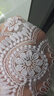 固執(zhí)（OBSTINATE）【特價】夏季新款蕾絲無袖刺繡網紗中長連衣裙70012LQ06540 紫色  S 曬單實拍圖