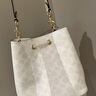 蔻馳（COACH）奢侈品女包ROWAN水桶包手提斜挎包白色【品牌授權(quán)】送女友禮物 曬單實(shí)拍圖