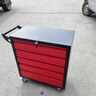 正邦百泰汽修工具車(chē)推車(chē)五金工具柜車(chē)間用七抽屜可移動(dòng)式多功能維修工具箱 高配黑紅五抽工具車(chē)-天鵝頸拉手 曬單實(shí)拍圖