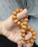 芯奢野生猴頭手串男款雕刻粗筋京八棱手串矮樁正圓核桃文玩單圈佛珠女 12MM 曬單實(shí)拍圖