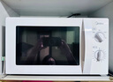美的（Midea）快捷微波爐 家用小型 360°轉盤加熱 旋鈕操控 易潔內膽（M1-L213B） 曬單實拍圖