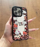 RIK SMITS適用蘋(píng)果17HelloKitty手機殼17promax新款磁吸iphone17pro全包鏡面黑皮kt貓創(chuàng  )意個(gè)性豹紋可愛(ài)女款 【邊框豹紋辣妹KT】磁吸+鏡面黑柜 iPhone 17 P 曬單實(shí)拍圖