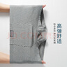 浪莎（LangSha）男士?jī)?nèi)褲男純棉透氣抗菌內(nèi)檔大碼平角褲舒適四角短褲衩4條裝 淺灰+中灰+深灰+黑灰 4XL /190 曬單實(shí)拍圖