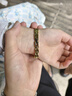 Davena【鞠婧祎同款】蒂瑋娜小別針手表小眾高級感手鏈表生日禮物送女友 山嵐綠-甄橙禮盒+手鐲 曬單實拍圖