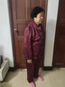 俞兆林奶奶裝秋裝套裝新款中老年人長袖唐裝媽媽春秋襯衫老太太休閑衣服 紅色【套裝】 【紅色一套】 2XL 建議105-120斤 曬單實(shí)拍圖