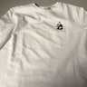 Olrain歐芮兒寬松百搭長(zhǎng)袖T恤秋季女裝熊貓刺繡上衣趣味衣服 米白色 L 曬單實(shí)拍圖