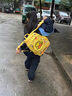 G.DUCKKIDS小黃鴨童裝兒童書包幼兒園新款男女童卡通輕便背包大中小班雙肩包 6106【黃色小黃鴨小號】 曬單實拍圖