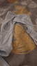 貝瑞加（Babyprints）寶寶開(kāi)襠褲2條裝新生兒純棉長(cháng)褲嬰兒按扣款褲子 星球+藍 59 曬單實(shí)拍圖
