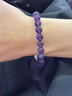 老鳳祥 優(yōu)級天然紫水晶手串女轉運珠手鏈手環(huán)新年生日情人節禮物送女友 【京東八倉發(fā)貨】*當/次日達-輕奢國風(fēng)紫水晶手串 6mm（單珠直徑） 曬單實(shí)拍圖