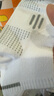 【純棉】運動(dòng)短襪男女同款透氣吸汗跑步健身羽毛球 【023】時(shí)尚白灰 5雙 曬單實(shí)拍圖