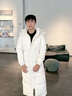 雪中飛長(cháng)款羽絨服男士冬季連帽御寒上衣舒適潮流外套情侶款百搭羽絨衣 曬單實(shí)拍圖