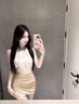 蝶嬌諾（DIEJIAONUO）連衣裙子女夏季2025新款女裝韓版法式溫柔風(fēng)純欲風(fēng)氣質(zhì)小香風(fēng)顯瘦 上衣+裙子 S 曬單實(shí)拍圖