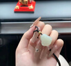 中國黃金（CHINA GOLD）彌勒佛和田玉吊墜女款足金玉石項鏈教師節實(shí)用生日禮物送女友媽媽 【京速達】彌勒佛項繩(金珠)約0.12g 曬單實(shí)拍圖