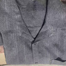 燁白老年人衣服爺爺款80歲夏季棉麻套裝爸爸裝夏裝60-70-80歲老人寬松 棉麻淺灰上衣 175/41【建議重125-140斤】 曬單實拍圖
