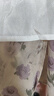 香影（xiangying）碎花連衣裙女2025夏裝新款抽褶高腰泡泡袖v領(lǐng)茶歇紫色雪紡裙 紫色 S 曬單實(shí)拍圖