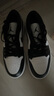 耐克NIKE休閑鞋女熊貓AJ 1喬丹JORDAN 1低幫運動(dòng)鞋DC0774-101黑白37.5 曬單實(shí)拍圖
