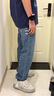 Levi's李維斯冰酷系列男士502經(jīng)典錐形美式復(fù)古休閑藍(lán)色牛仔褲 中藍(lán)色 32 (32) 曬單實(shí)拍圖