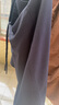 無印良品（MUJI）女式易干彈力泡泡紗輕便七分褲 褲子女款25年夏季女裝 BE1VSA5S 深灰色 L （165/70A） 曬單實拍圖