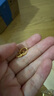 中銀鑫行黃金素圈耳環(huán)光面999足金圓形耳飾養(yǎng)耳純金黃金養(yǎng)耳洞 小號耳釘一對（克重多退少補(bǔ)） 約1g 曬單實(shí)拍圖