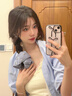 唐芙妮高級(jí)感流光鍛面褶皺珍珠大腸發(fā)圈女2025新款高級(jí)感大號(hào)扎馬尾發(fā)繩 藍(lán)色流光褶皺珍珠發(fā)圈 曬單實(shí)拍圖