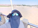 神火（SupFire）戶外紫外線遮陽帽男女士夏季防曬太陽帽子漁夫釣魚帽面罩騎行口罩 曬單實(shí)拍圖