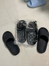 厚底拖鞋女夏季室內(nèi)家居2024新款浴室洗澡防滑按摩涼拖男 黑色 40-41 曬單實(shí)拍圖