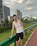 卡爾美（KELME）馬拉松專業(yè)跑步背心速干提花透氣長(zhǎng)跑競(jìng)速無(wú)袖T恤 光亮白 2XL （建議拍大一碼） 曬單實(shí)拍圖
