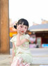 女童傣族夏季表演服男女童傣族服兒童少數民族服裝西雙版納泰國服 【DZ004】女款-粉色兩件套 130 cm 曬單實(shí)拍圖