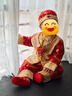 眺德高1周歲禮服男寶寶抓周衣服男孩唐裝紅色百天宴滿月女寶嬰兒拜年服 紅+金色【衣褲帽襪鞋鎖】6件套 90 曬單實(shí)拍圖