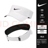 耐克（Nike） 空頂網(wǎng)球帽男女士夏季防曬無頂遮陽帽子運動鴨舌帽棒球籃球帽 FB5630-100白色【頭圍54-59cm】 曬單實拍圖