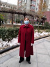 恒源祥雙面羊絨大衣女25年新款秋冬中長款紅色中年媽媽羊毛呢子厚外套 長款酒紅色 L 100-110斤 曬單實拍圖