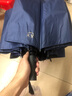 天堂傘雨傘全自動(dòng)一鍵開(kāi)收純色晴雨兩用傘遮陽(yáng)防曬男女黑膠防紫外線(xiàn)傘 2#午夜藍-12骨黑膠加大款 曬單實(shí)拍圖