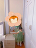 馬·拉丁（M.Latin）/【商場(chǎng)同款】童裝兒童連衣裙年夏新款女小童花朵公主裙 草綠 100cm 曬單實(shí)拍圖