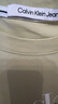 Calvin KleinJeans夏季男女情侶中性ck經(jīng)典刺繡印花休閑純棉短袖T恤J323483 曬單實(shí)拍圖