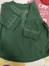 范哲莎中國風(fēng)棉麻上衣女高端復古寬松大碼刺繡T恤夏季新款薄款短袖襯衫 綠色 L 105-120斤 曬單實(shí)拍圖