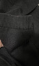 森馬（Semir）100%美利奴純色羊毛衫女2024冬新款半高領(lǐng)正肩氣質(zhì)打底衫可機洗 黑色調00499 M /160/84A 曬單實(shí)拍圖