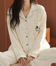 都市麗人純棉睡衣女秋款10A抑菌防螨開(kāi)衫甜美卡通100%棉家居服長(cháng)袖可外穿 曬單實(shí)拍圖