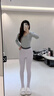 英氏【莫代爾小暖芯】青少年打底褲彈力保暖褲7A抑菌高中生兒童長(zhǎng)褲 曬單實(shí)拍圖