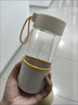 富光清然玻璃杯 高硼硅玻璃水杯子 女生便攜牛奶咖啡刻度茶杯330ml 曬單實(shí)拍圖