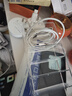 8格數(shù)據(jù)線收納盒文件文具桌面收納盒帶蓋電源充電線手機(jī)充電器整理集線繞線器桌面理線盒 【送綁線帶*24】8格收納盒3個(gè) 曬單實(shí)拍圖