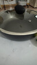 KIWICOO德國鈦聚力平底鍋不粘鍋家用牛排煎鍋無涂層煎蛋炒鍋電磁爐燃?xì)庠?【鈦聚力煎炒鍋】黑瓷耐臟 28cm 曬單實(shí)拍圖