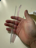 樂扣樂扣（LOCK&LOCK）玻璃吸管套裝非一次性耐熱透明成人孕婦奶茶果汁彩色加粗吸管 粉色彎管-單支+吸管刷 曬單實(shí)拍圖